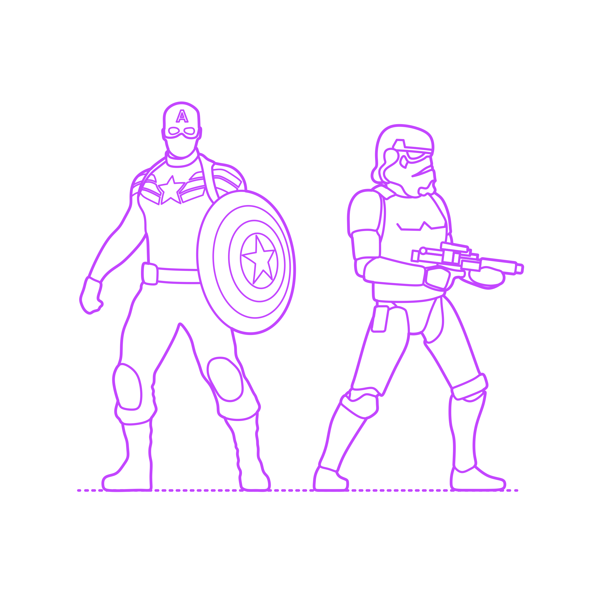 Pop Culture Elements Soldiers Outline Svg File Free Vectors